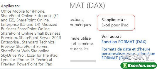 微软网站显示Excel for iPad等标签