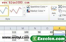 Excel 2010实用新功能:波形图介绍
