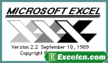 Splash in Microsoft Excel 2.2