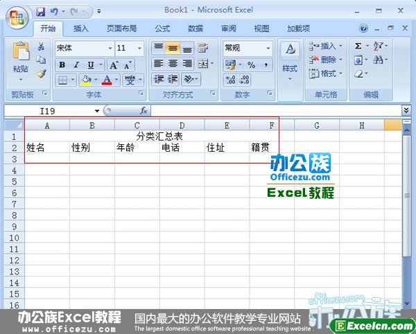 表格标题的位置与之前不同