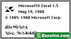 Splash in Microsoft Excel 1.5